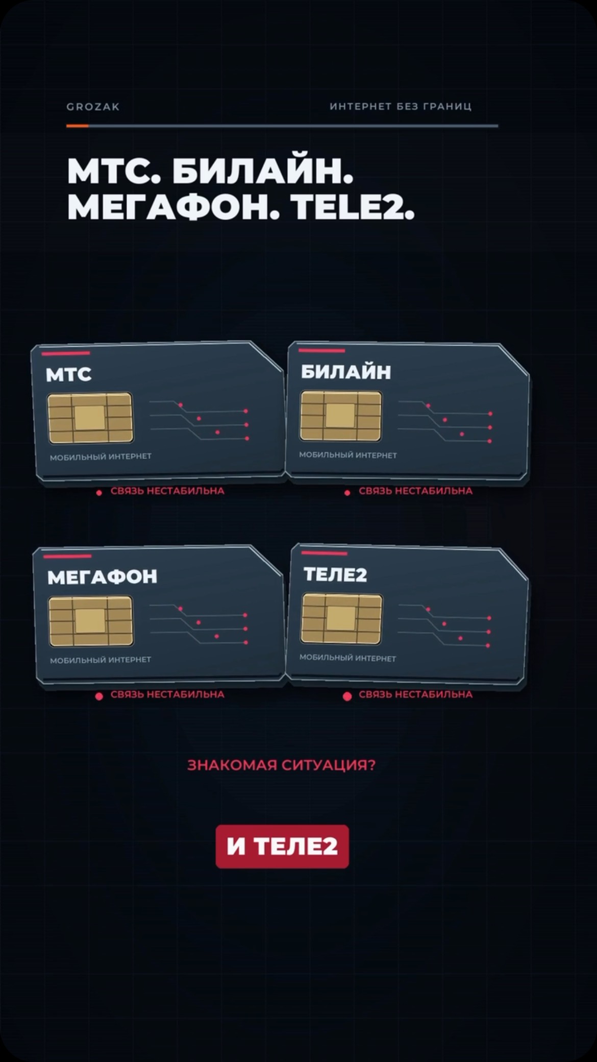 Надежный доступ в интернет в условиях нестабильности